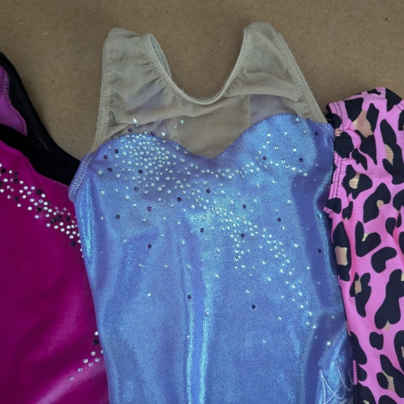 GK Elite Gymnastics Leotards CS Small 4 huge lot - Picture 7 of 7